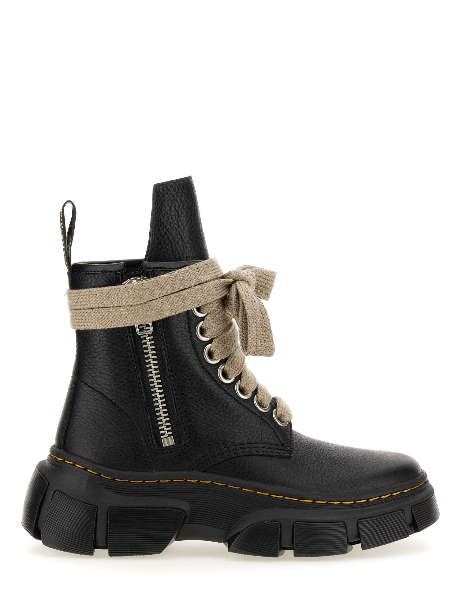 DR. MARTENS X RICK OWENS    1460 DMXL JUMBO LEATHER BOOT