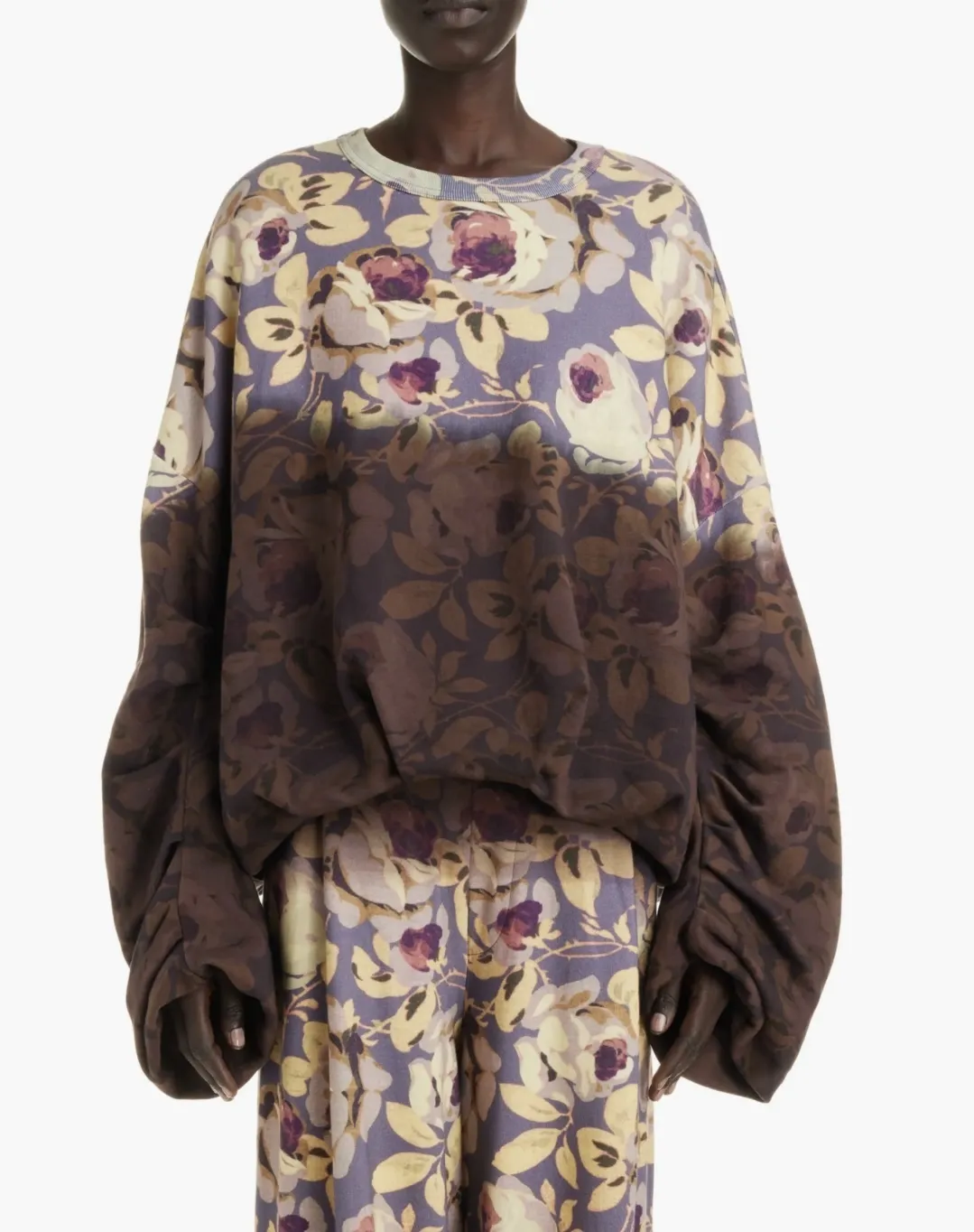 Dries Van Noten  |Draped sweatshirt