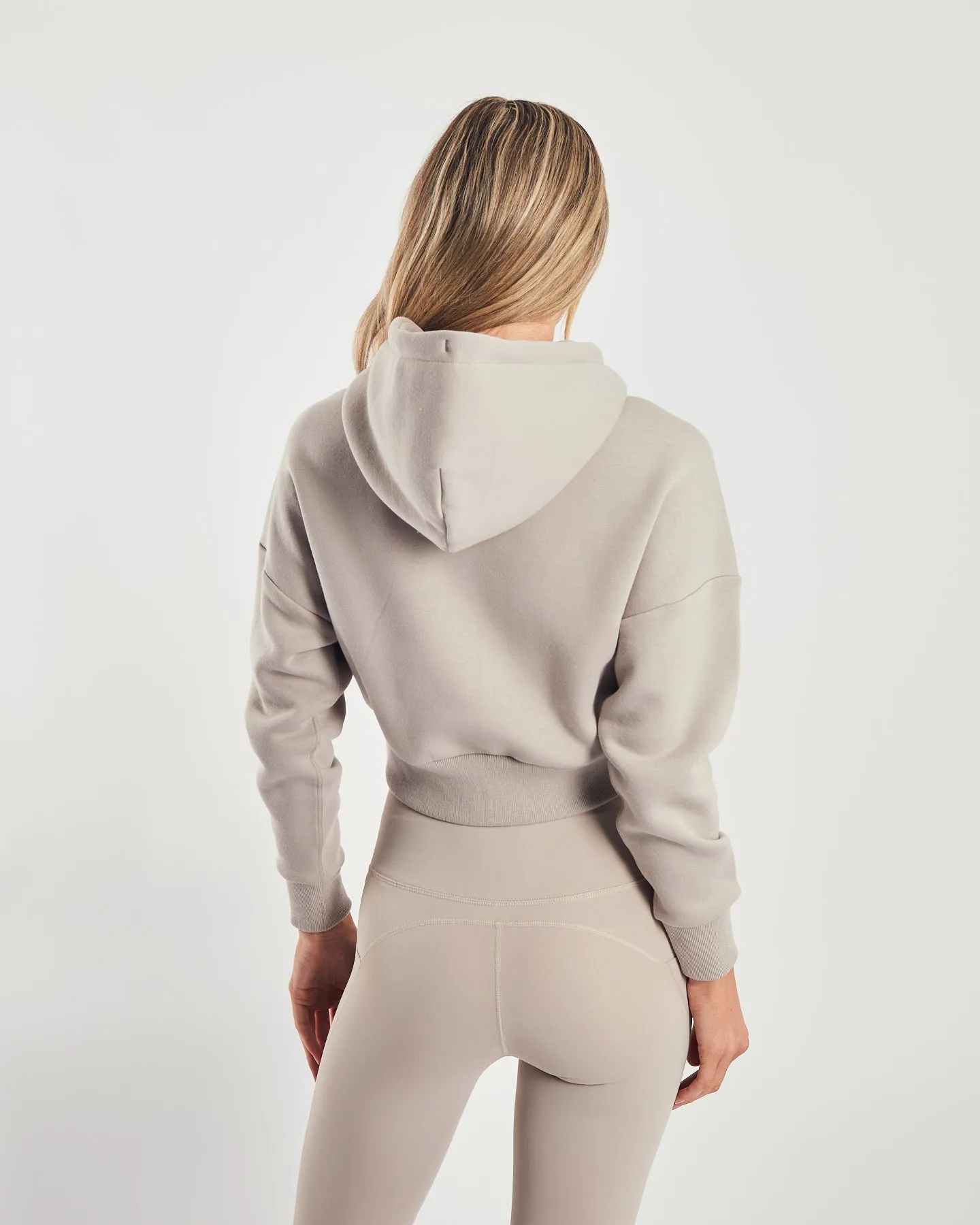 Elena Warm Stone Zipper Hoodie