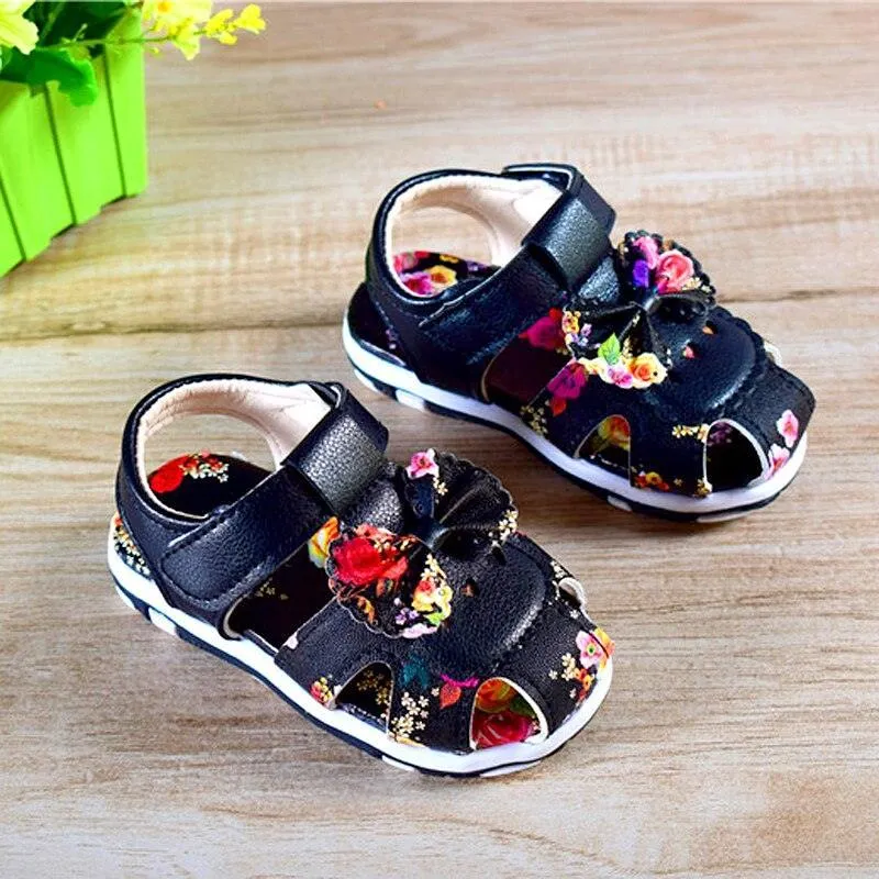 Floral Kids Sandals for Girls