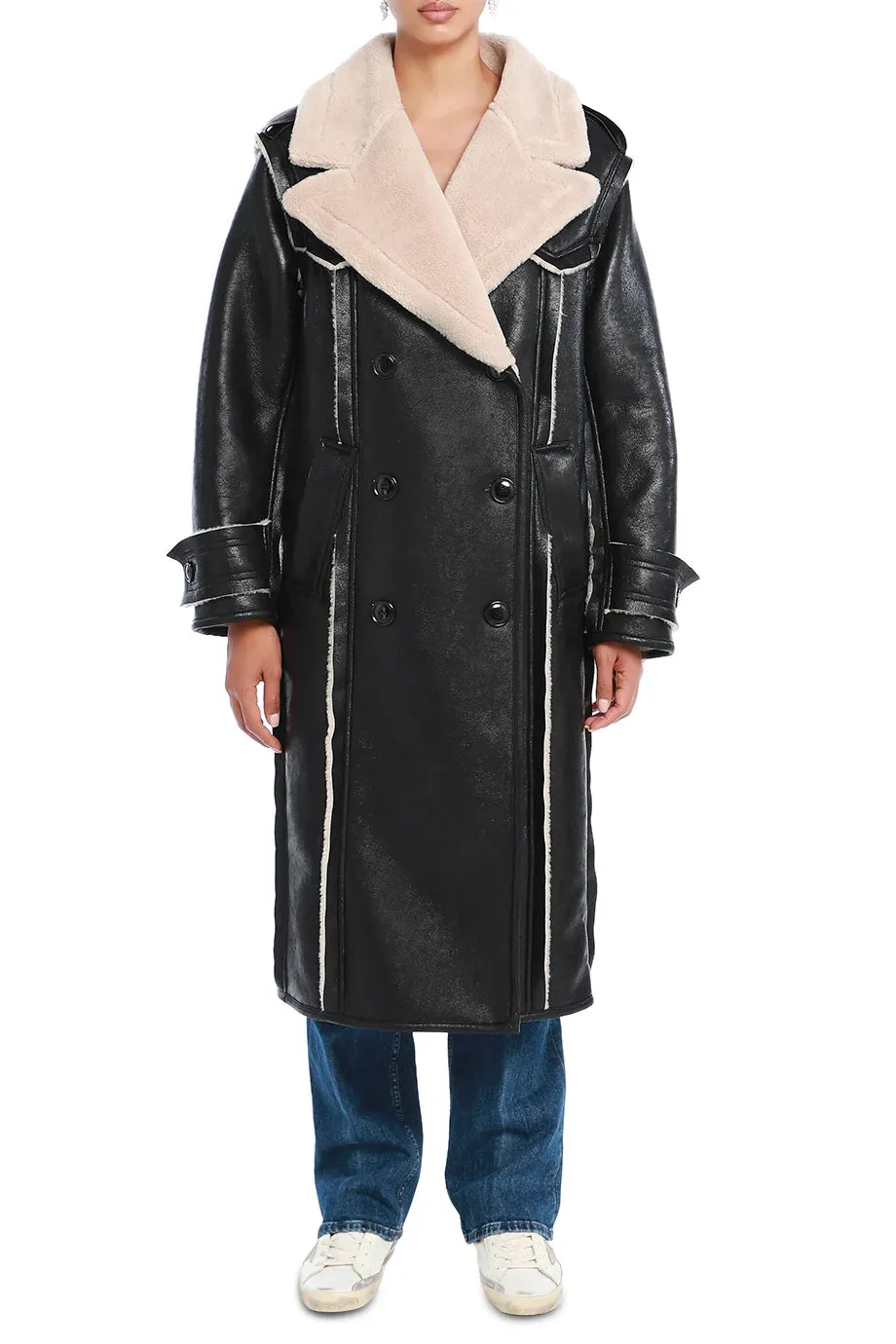 Frankie Faux Shearling Coat