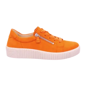 Gabor orange nubuck trainers