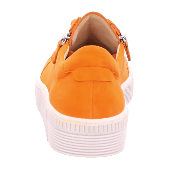 Gabor orange nubuck trainers