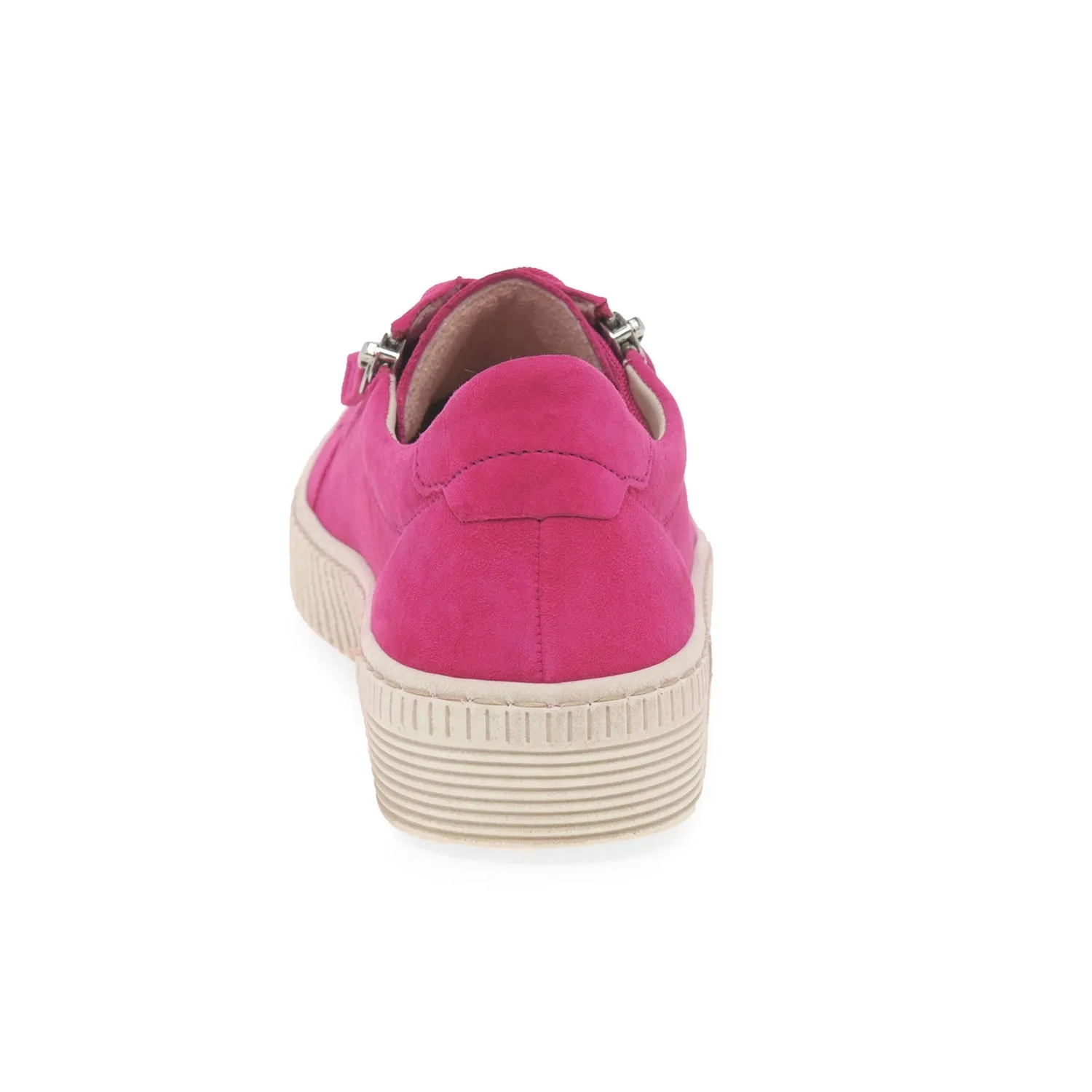 Gabor pink nubuck trainers.