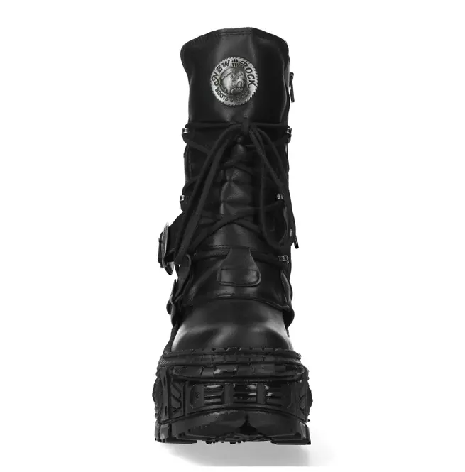 Genuine Leather Metal Reactor Unisex Boots