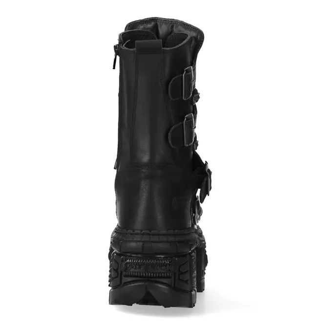 Genuine Leather Metal Reactor Unisex Boots