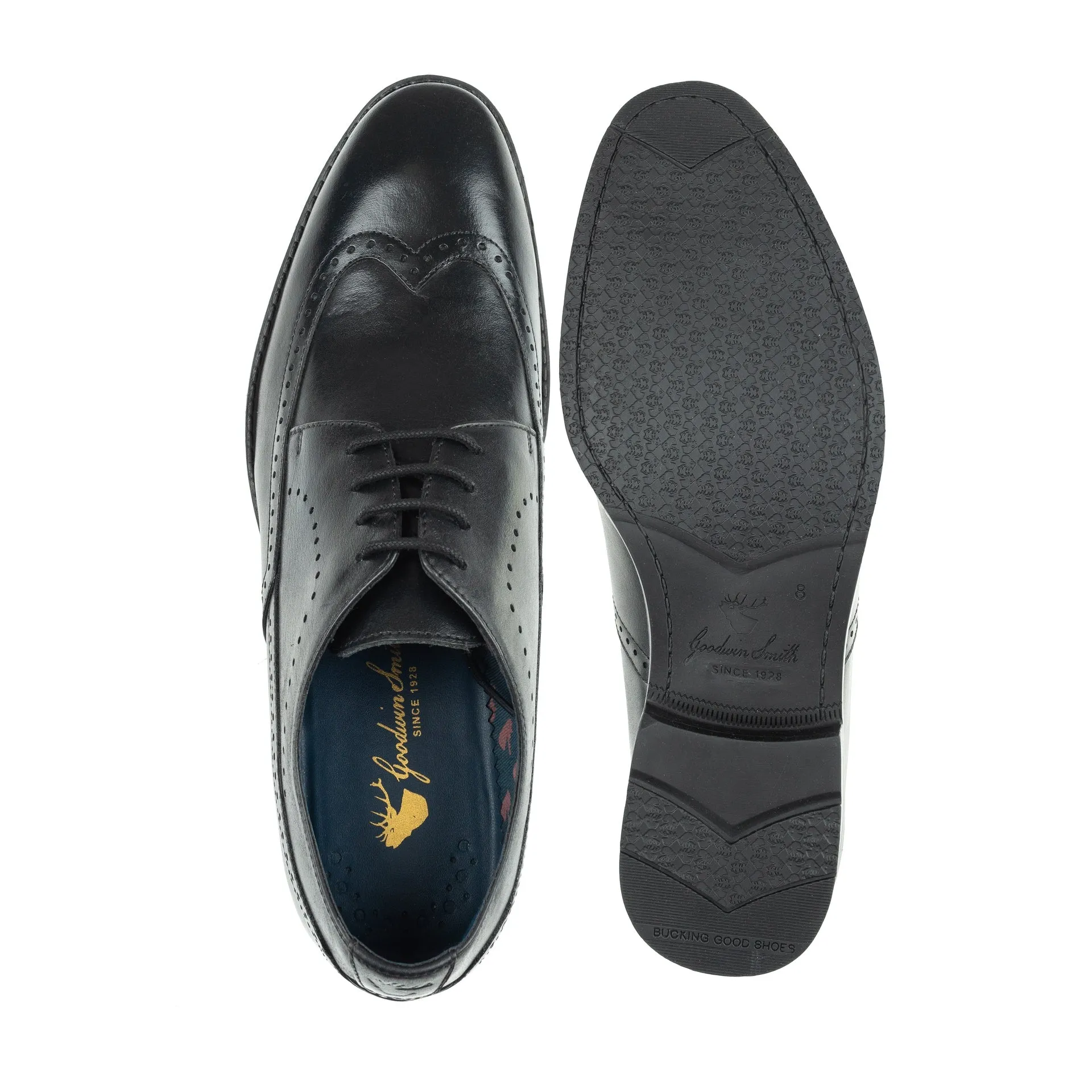 Greenwich Black Derby for Men