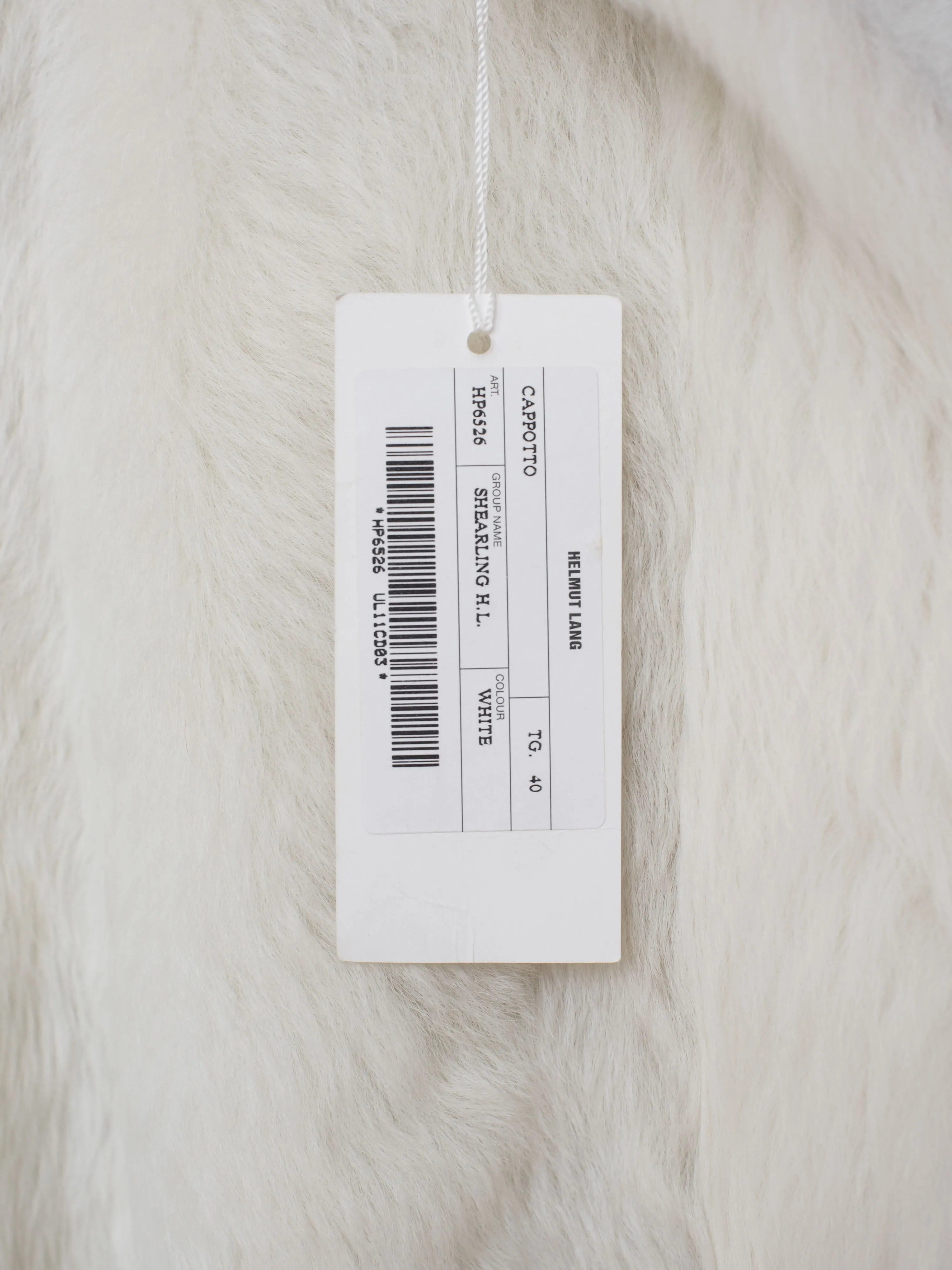 Helmut Lang AW00 Shearling Fur Coat