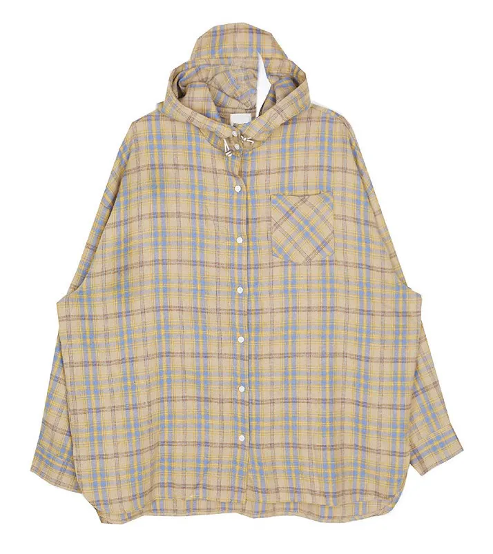 HOLY IN CODE  |Other Plaid Patterns Casual Style Unisex Street Style