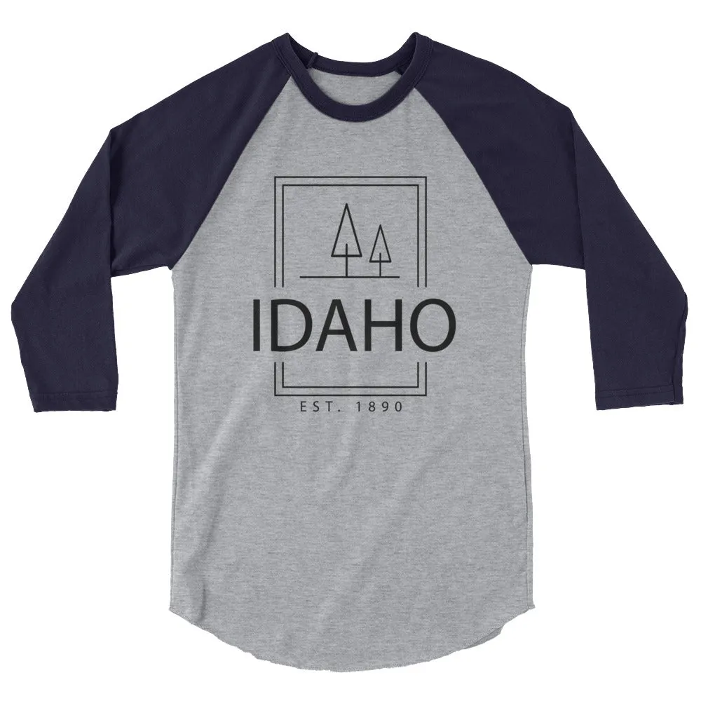 Idaho Established 3/4 Sleeve Raglan Shirt