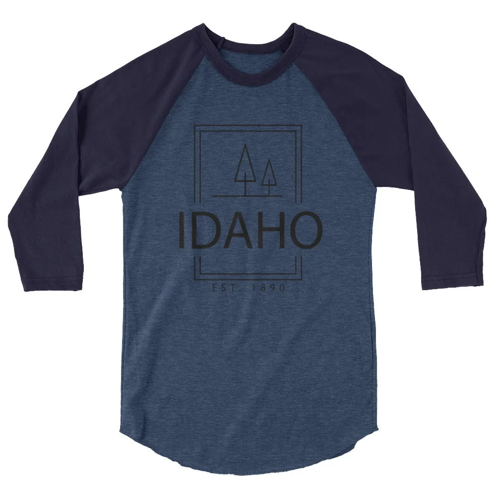 Idaho Established 3/4 Sleeve Raglan Shirt