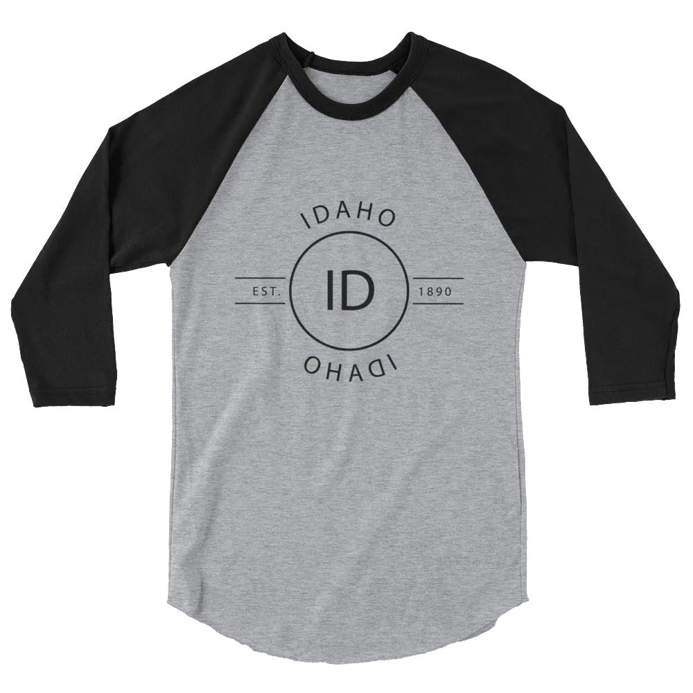 Idaho Reflections 3/4 Sleeve Raglan Shirt