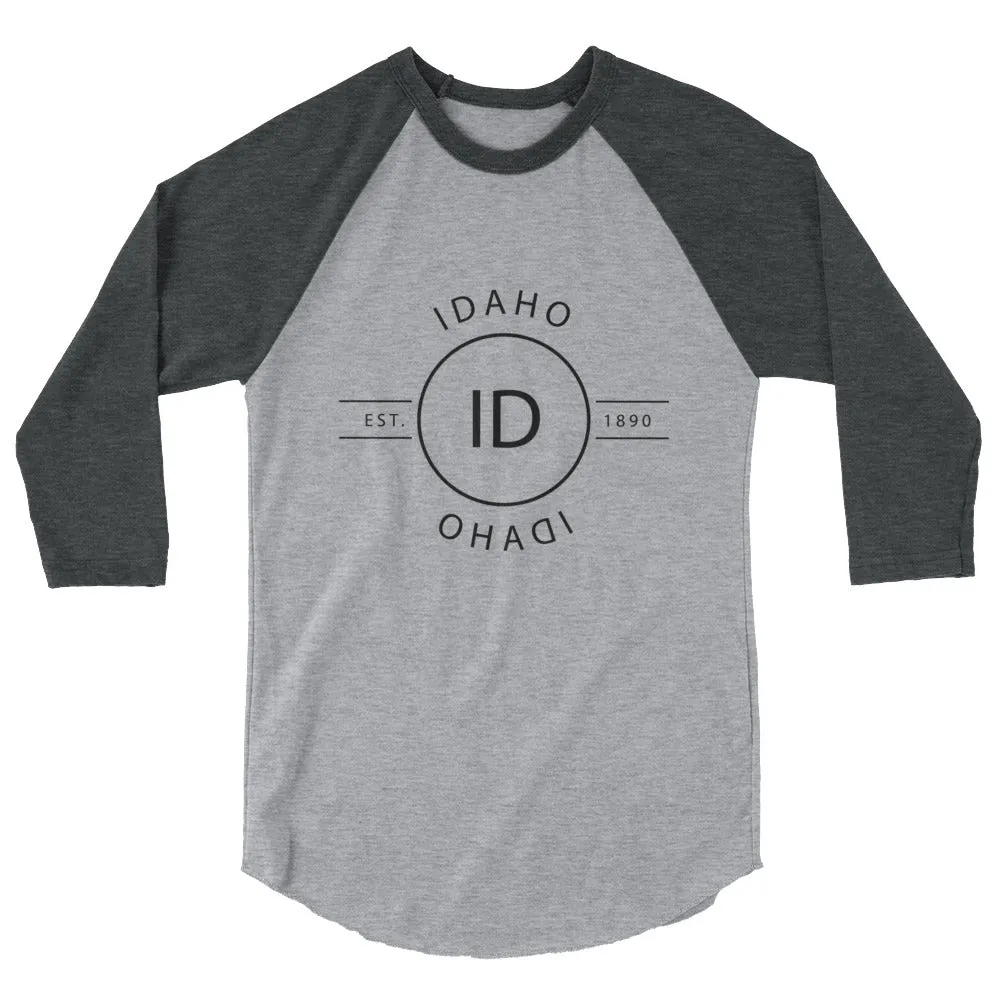 Idaho Reflections 3/4 Sleeve Raglan Shirt