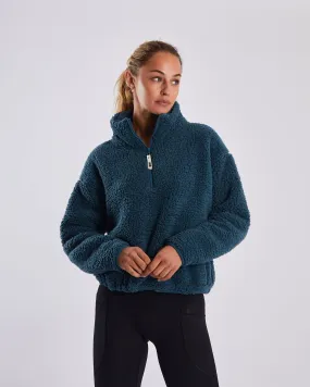 Karri Fleece Half Zip Green Metal | Description, Price, Reviews - Buy Online