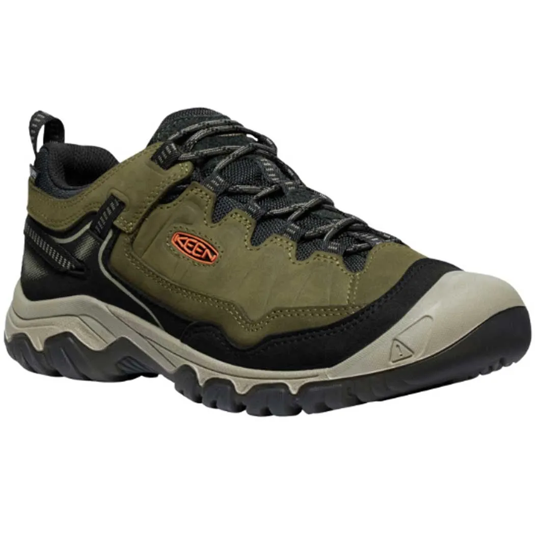 Keen Targhee IV WP Hiking Shoe Dark Olive/ Gold Flame (Men's)