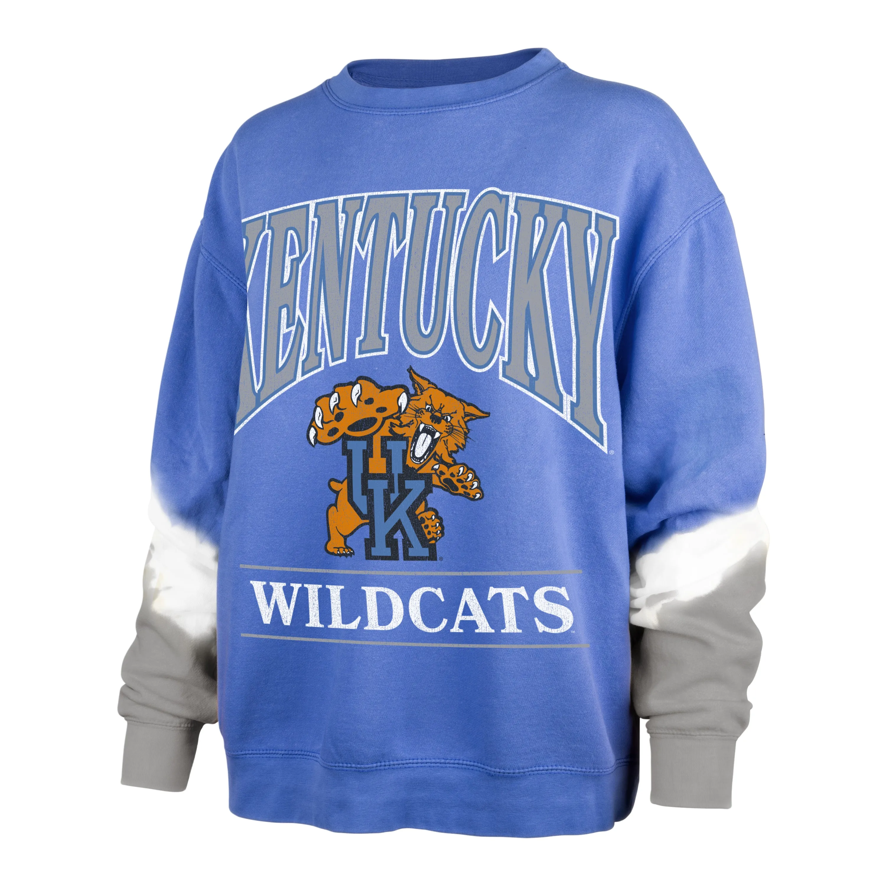 Kentucky Wildcats '47 Boyfriend Crew Women's Sleeve Dye