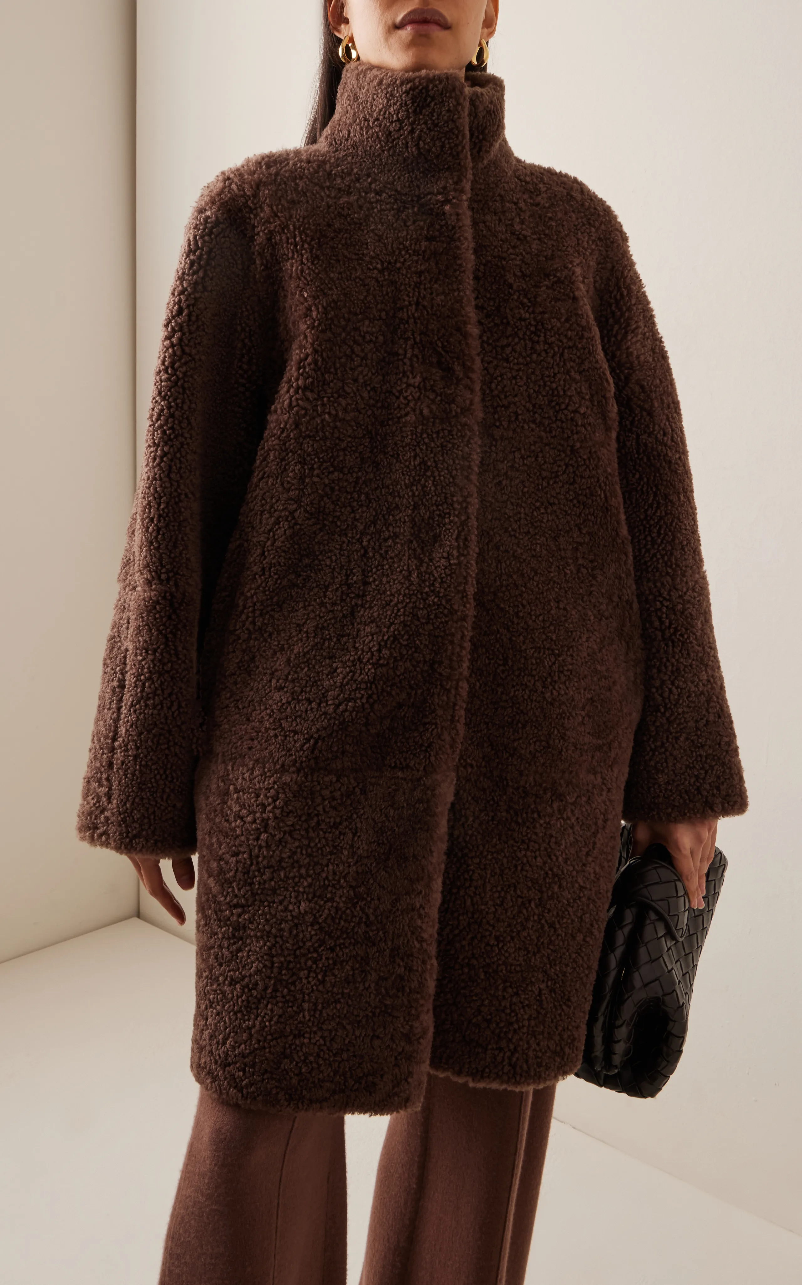 Lafayette 148 Shearling Reversible Coat