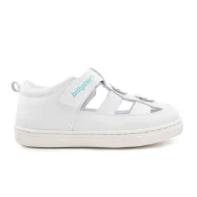 LAYLA white sandals for toddler girls