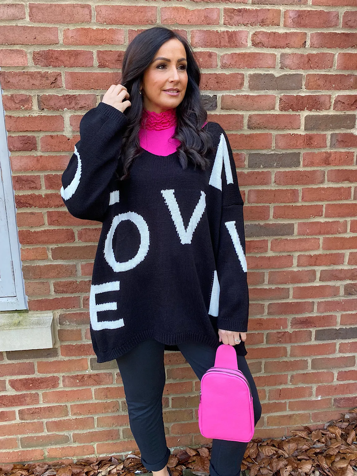 LOVE Slogan Jumper Hadley