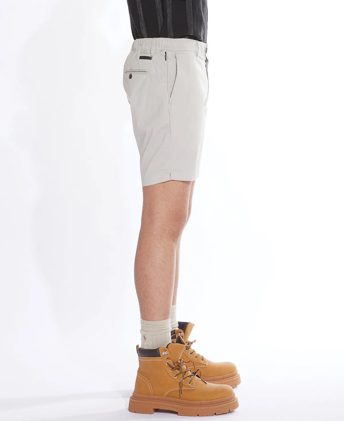 Lucas 6 Tailored Short (Stone)