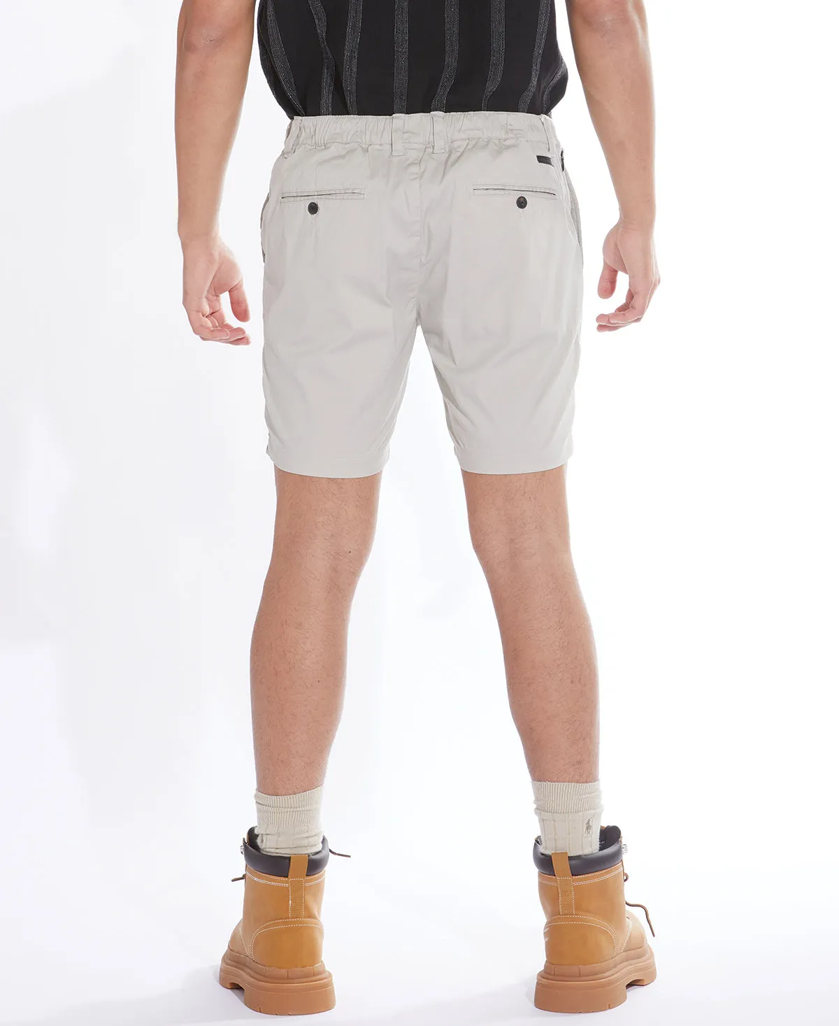 Lucas 6 Tailored Short (Stone)