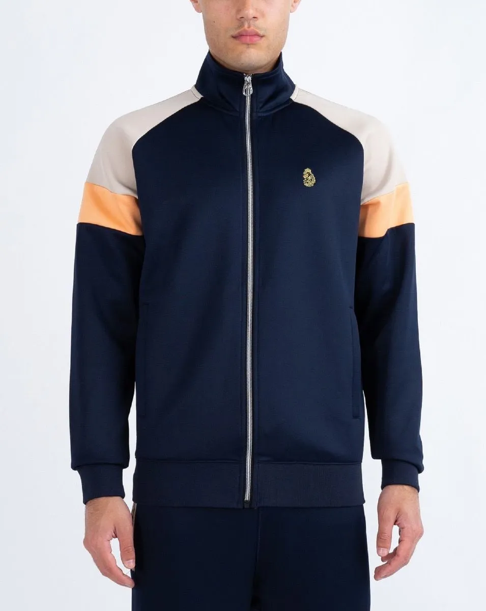 Luke 1977 Sport Kas 3 Zip Track Jacket Dark Navy