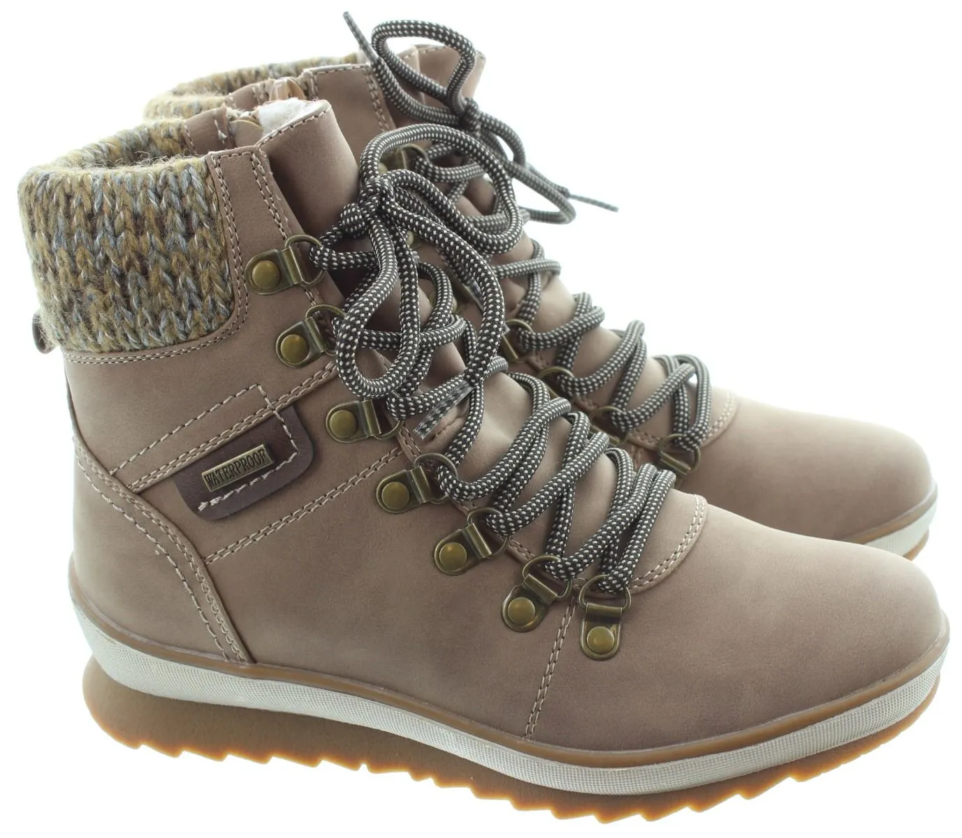 LUNAR Ladies Sycamore Waterproof Boots In Tan