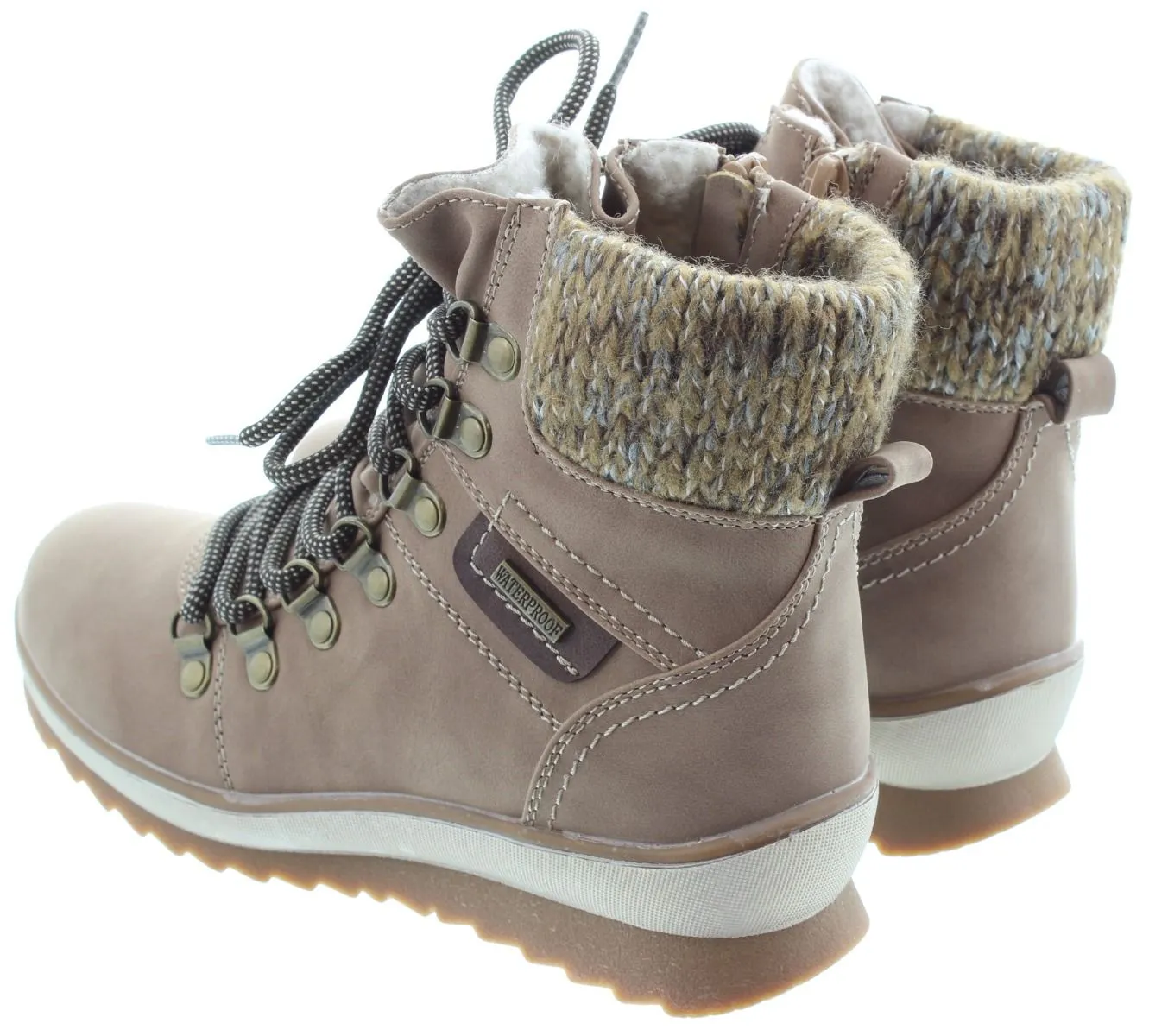 LUNAR Ladies Sycamore Waterproof Boots In Tan