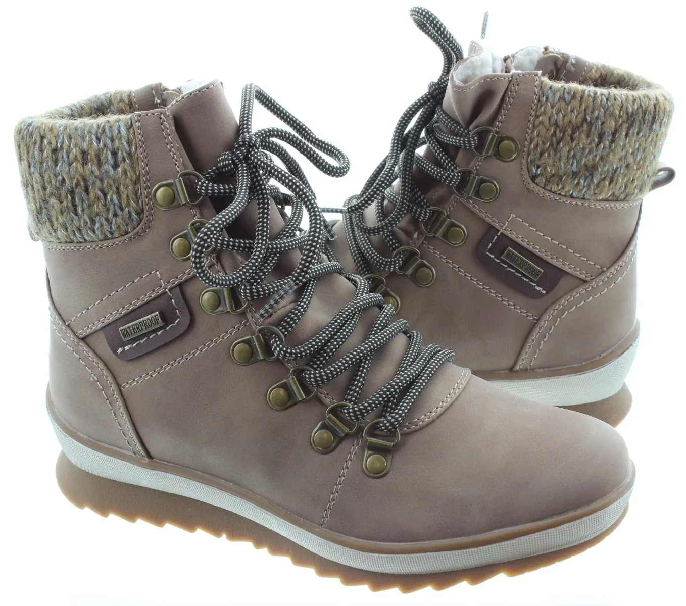 LUNAR Ladies Sycamore Waterproof Boots In Tan