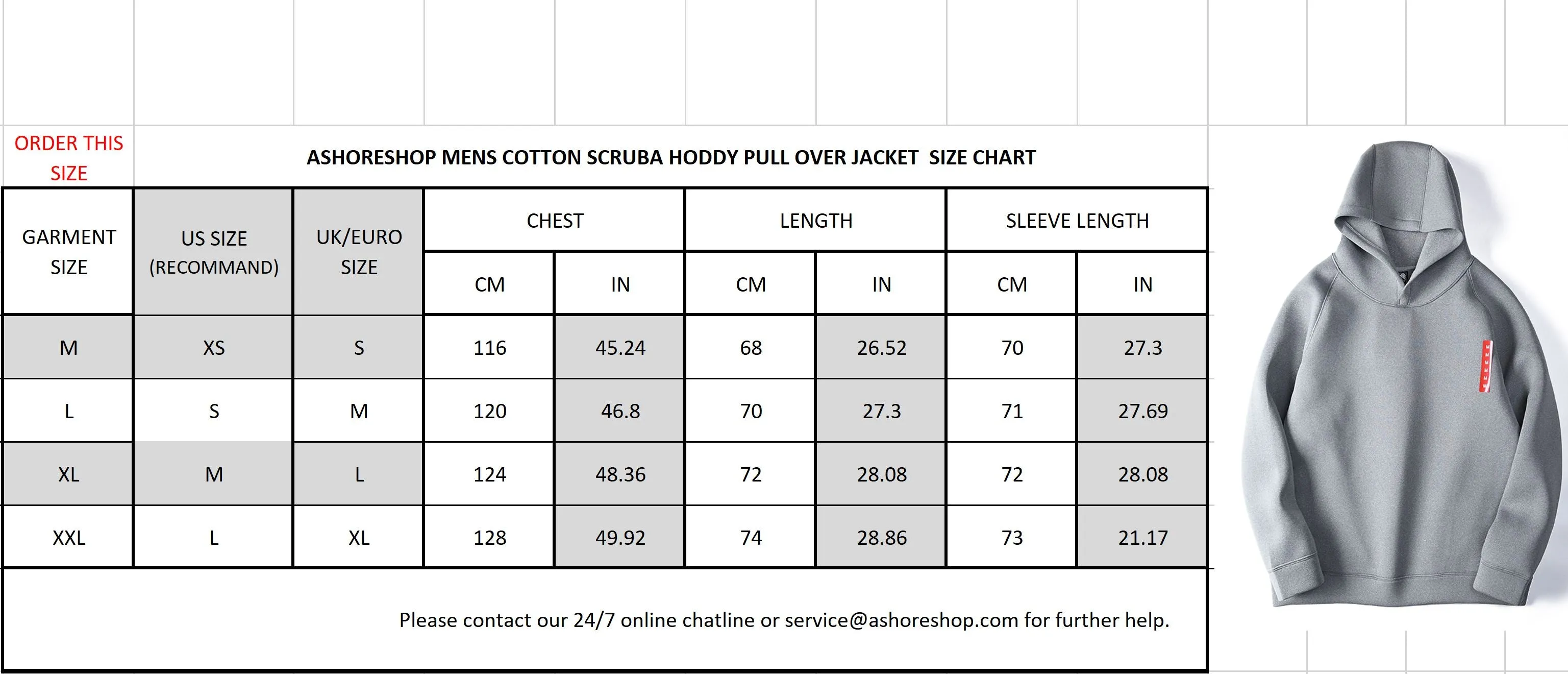 Men's spring cotton Scuba hooded pullover hoodie jacket