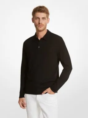 Merino Wool Polo Sweater