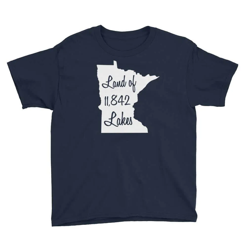 Minnesota 11,842 Lakes Youth T-Shirt