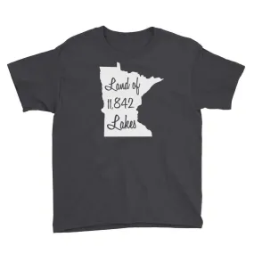 Minnesota 11,842 Lakes Youth T-Shirt