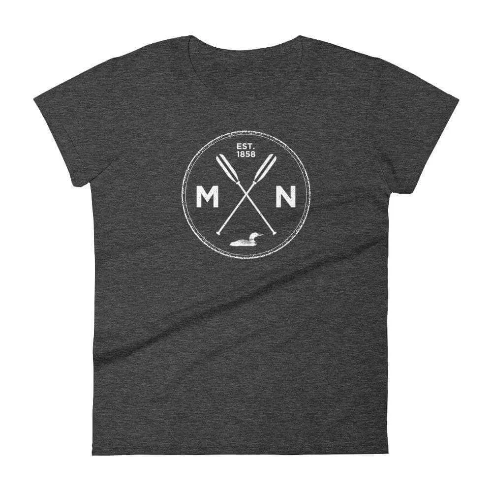 Minnesota Seal T-Shirt 1858 Loon Oars Women's