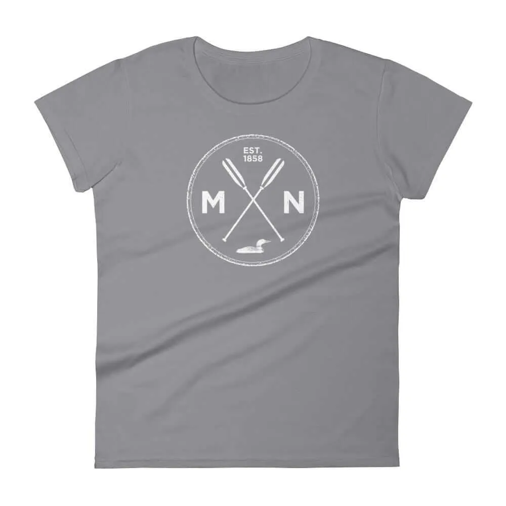 Minnesota Seal T-Shirt 1858 Loon Oars Women's