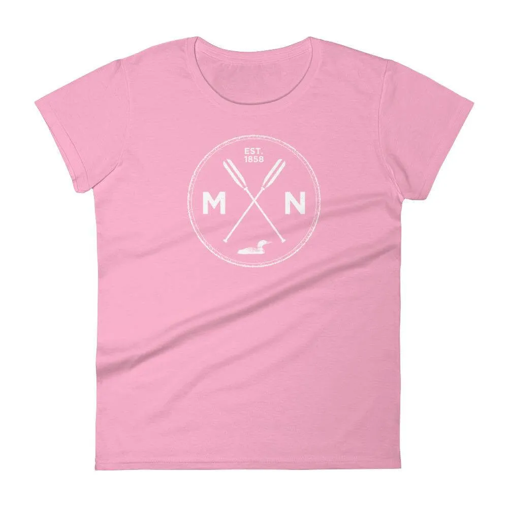 Minnesota Seal T-Shirt 1858 Loon Oars Women's