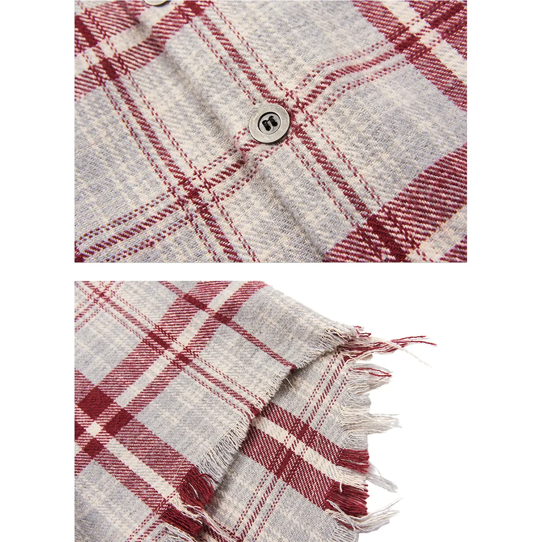 MODITEC  |Other Plaid Patterns Unisex Blended Fabrics Street Style