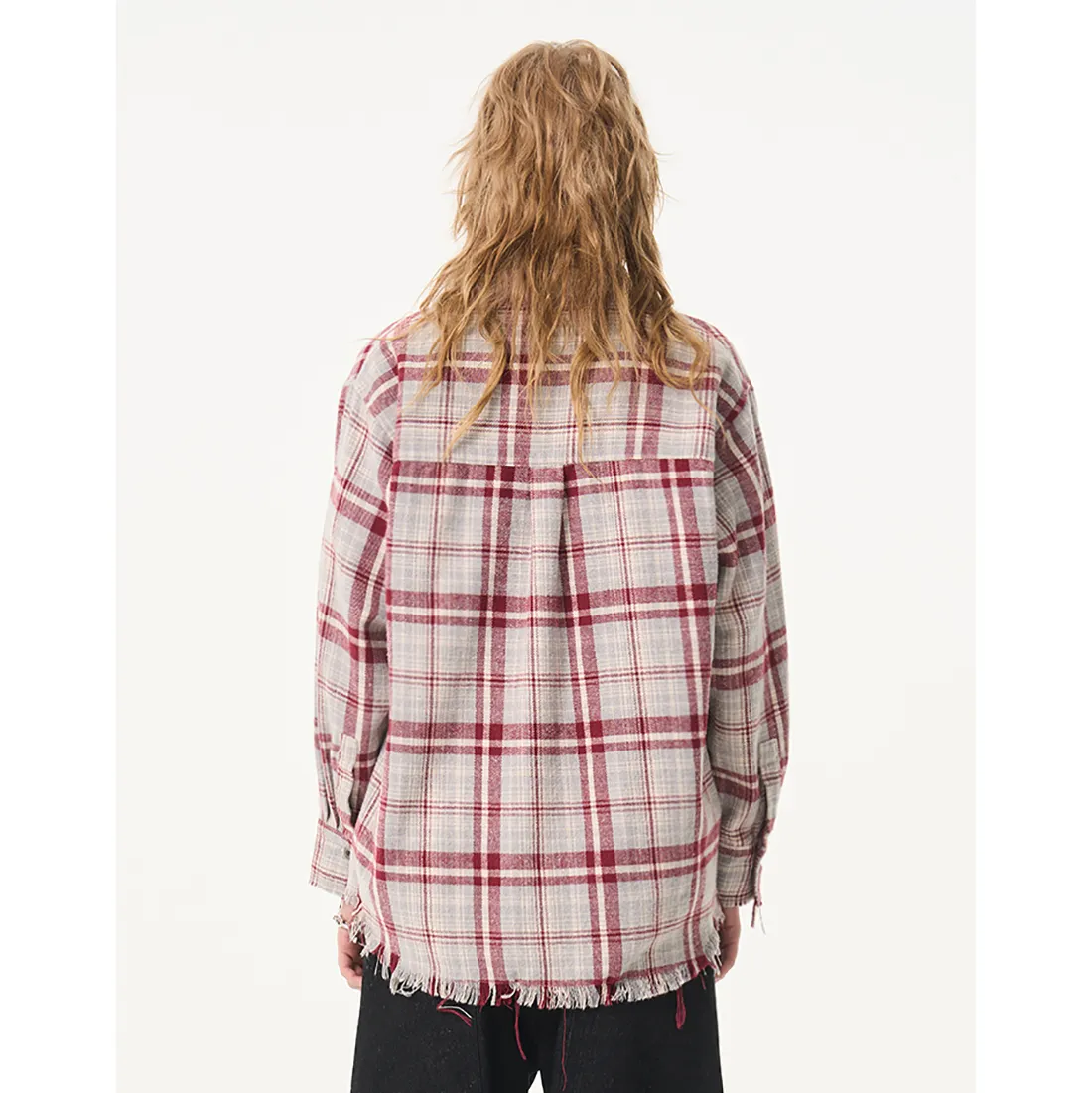 MODITEC  |Other Plaid Patterns Unisex Blended Fabrics Street Style