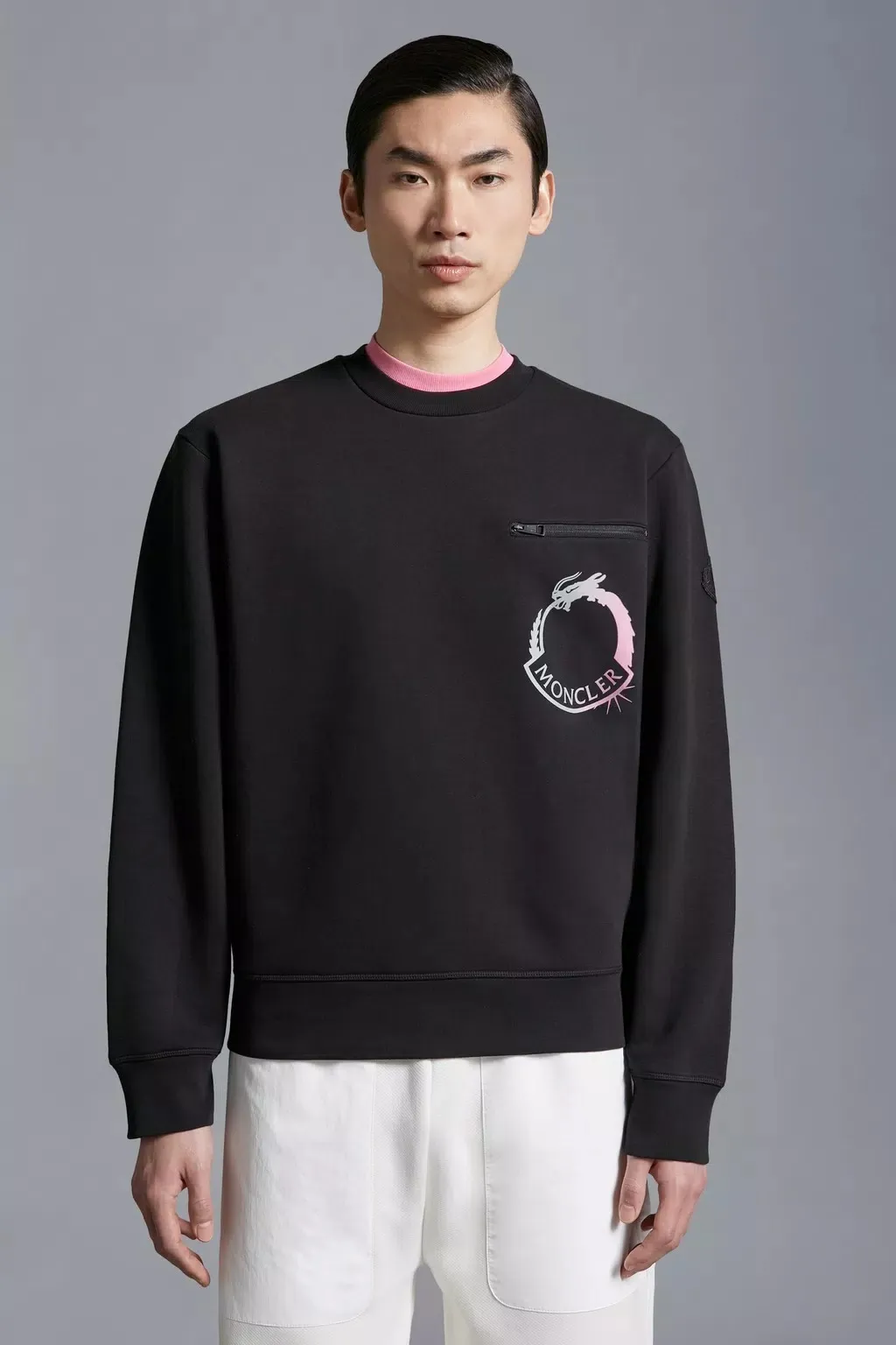 Moncler Sweatshirt with Logo Motif