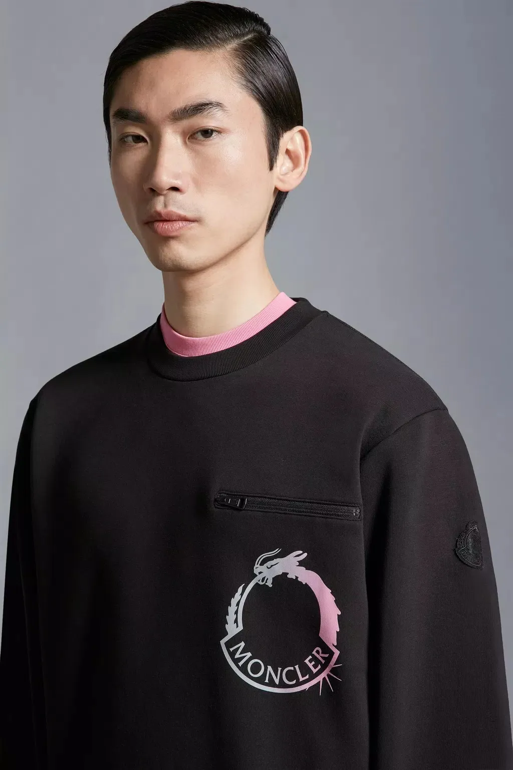 Moncler Sweatshirt with Logo Motif