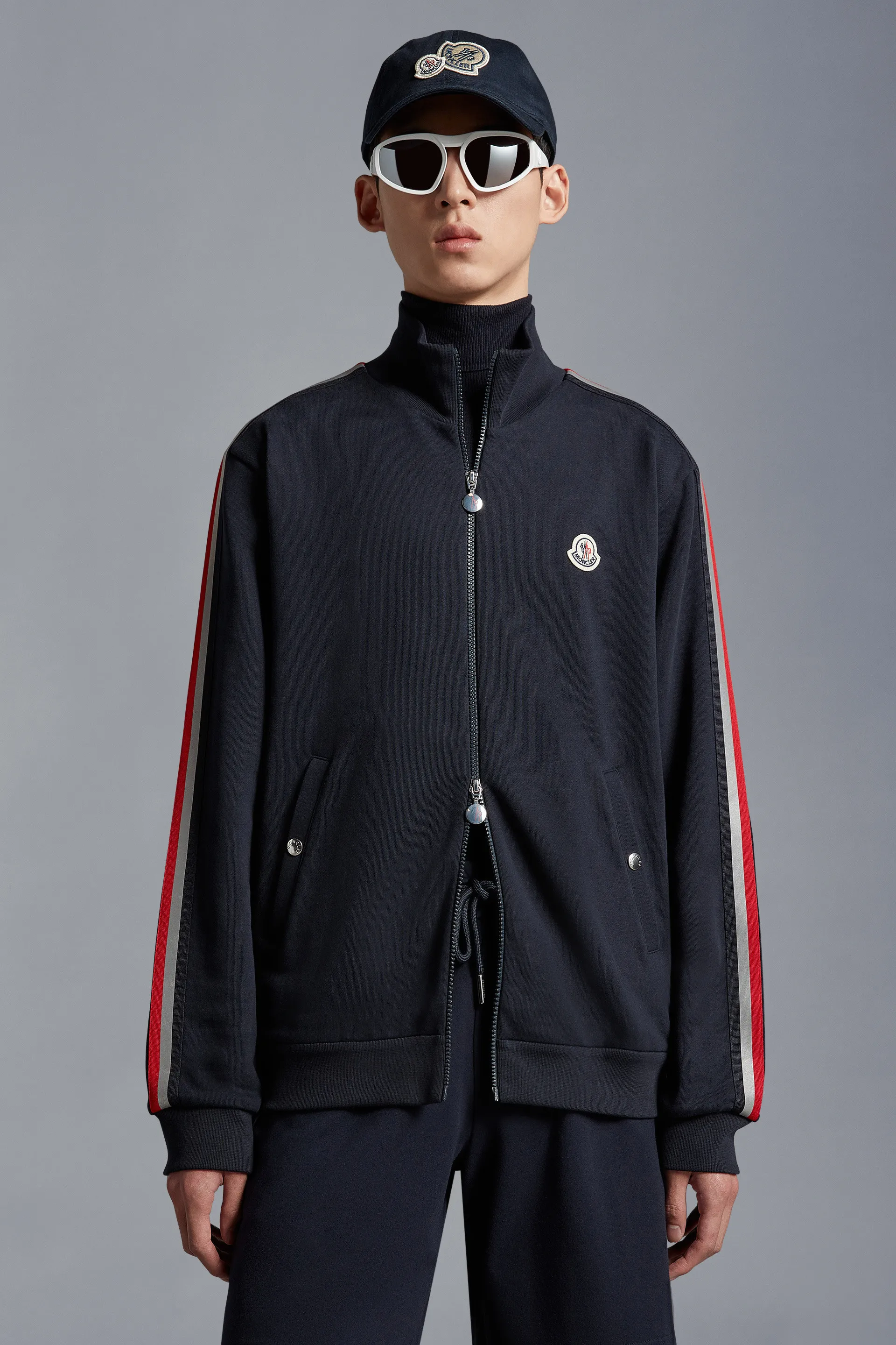 Moncler - Tricolor Zip-Up Sweatshirt