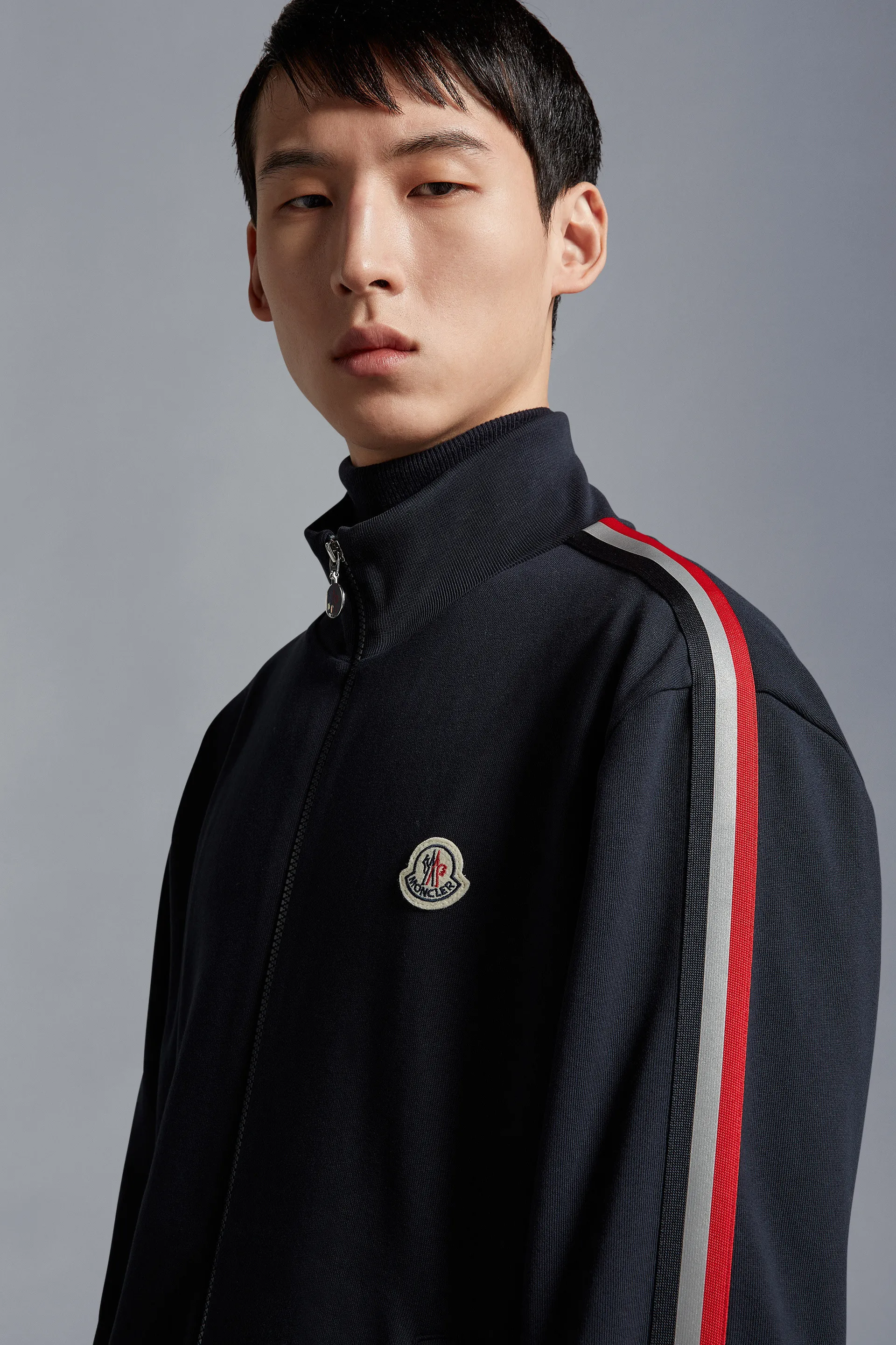 Moncler - Tricolor Zip-Up Sweatshirt