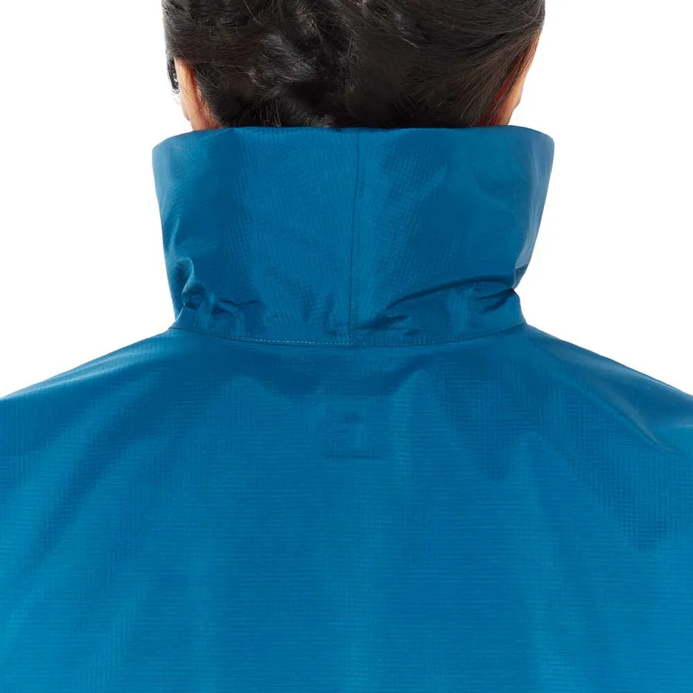 Montbell women's rain jacket - GORETEX Rain Dancer; waterproof, lightweight, hooded, and windproof.