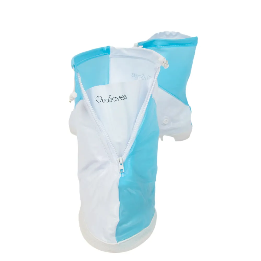 MudSavers Blue White Shoe Covers - Buy Online Now!