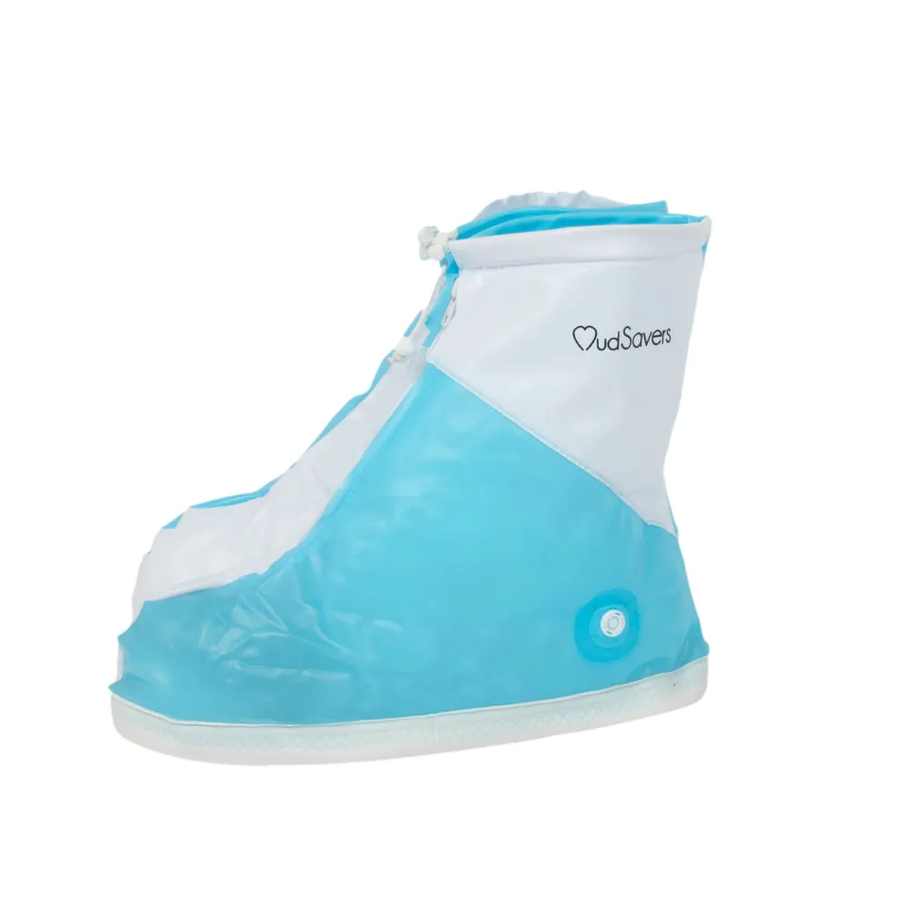 MudSavers Blue White Shoe Covers - Buy Online Now!