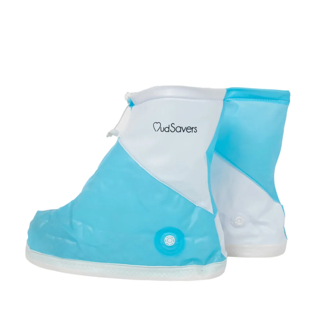 MudSavers Blue White Shoe Covers - Buy Online Now!