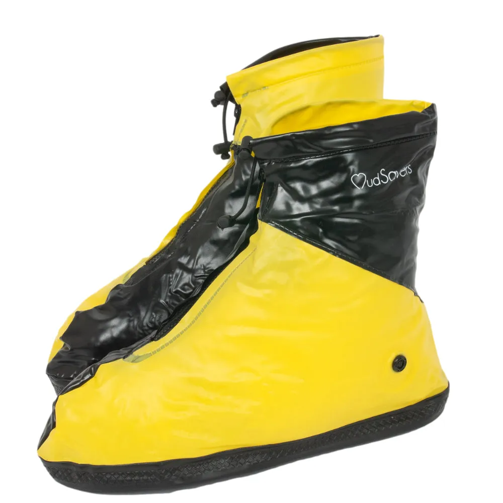 MudSavers Yellow and Black Shoe Cover