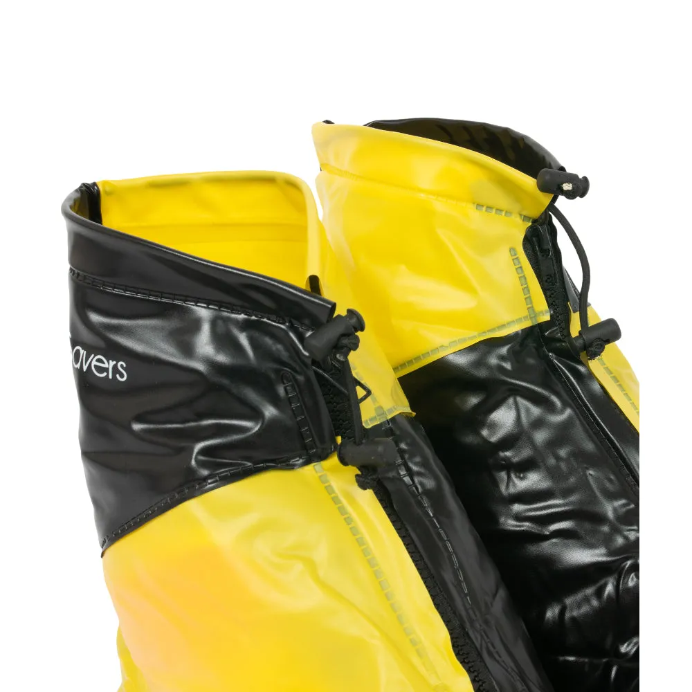 MudSavers Yellow and Black Shoe Cover