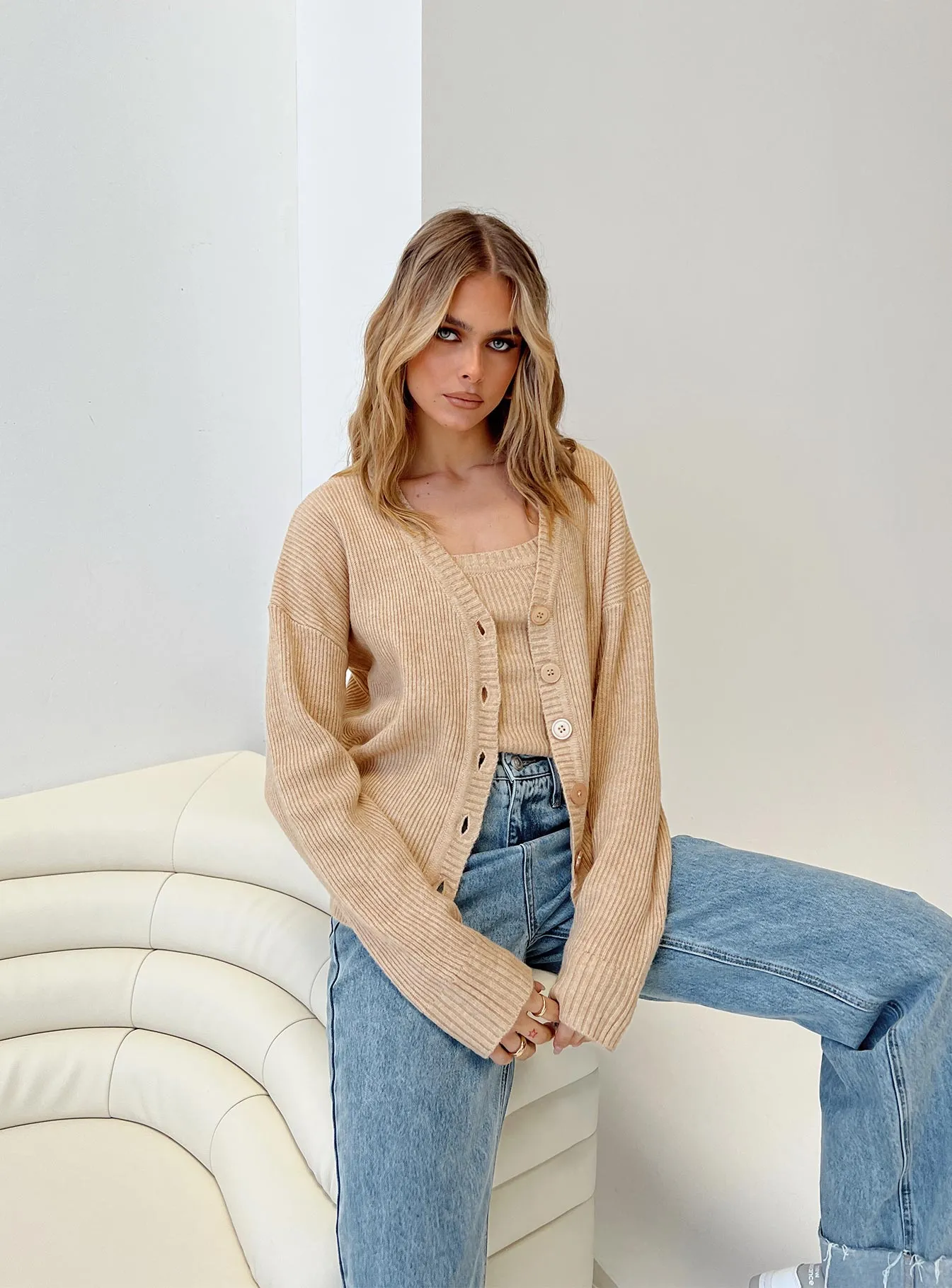 Nataria 2-Piece Cardigan Oat