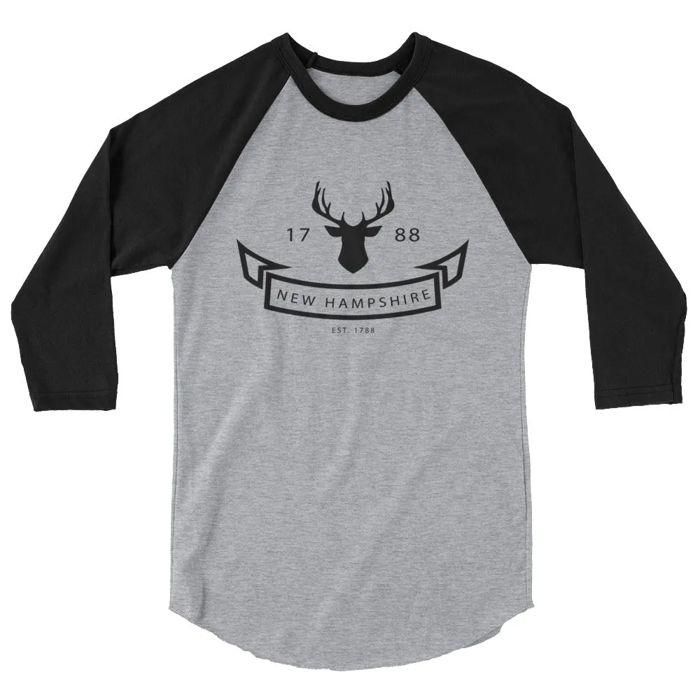 New Hampshire 3/4 Sleeve Raglan Shirt - Established - Buy Now